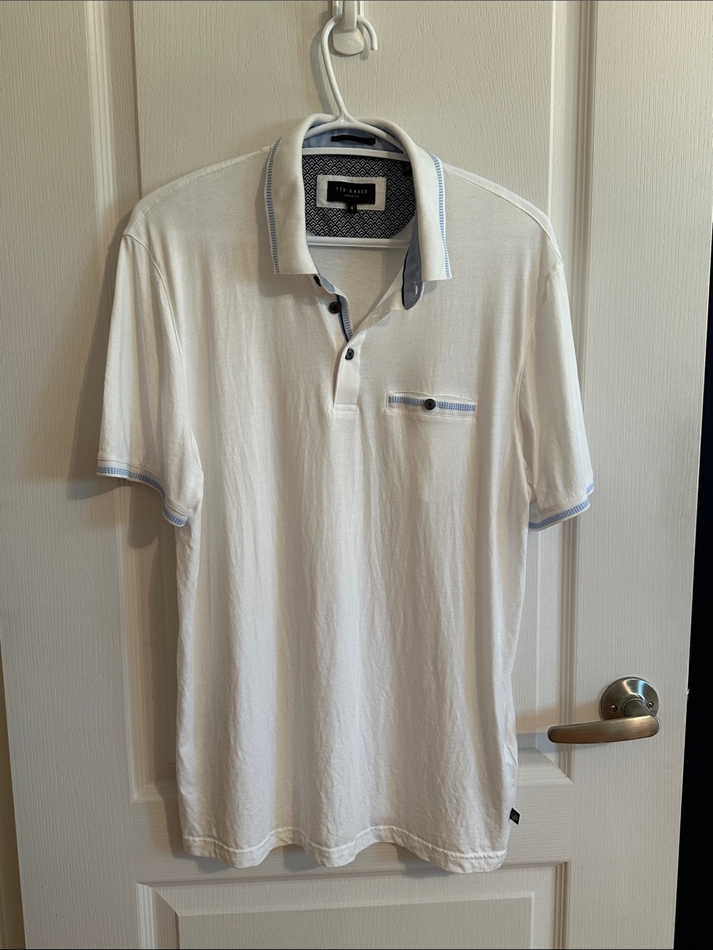 Ted Baker men’s white polo shirt